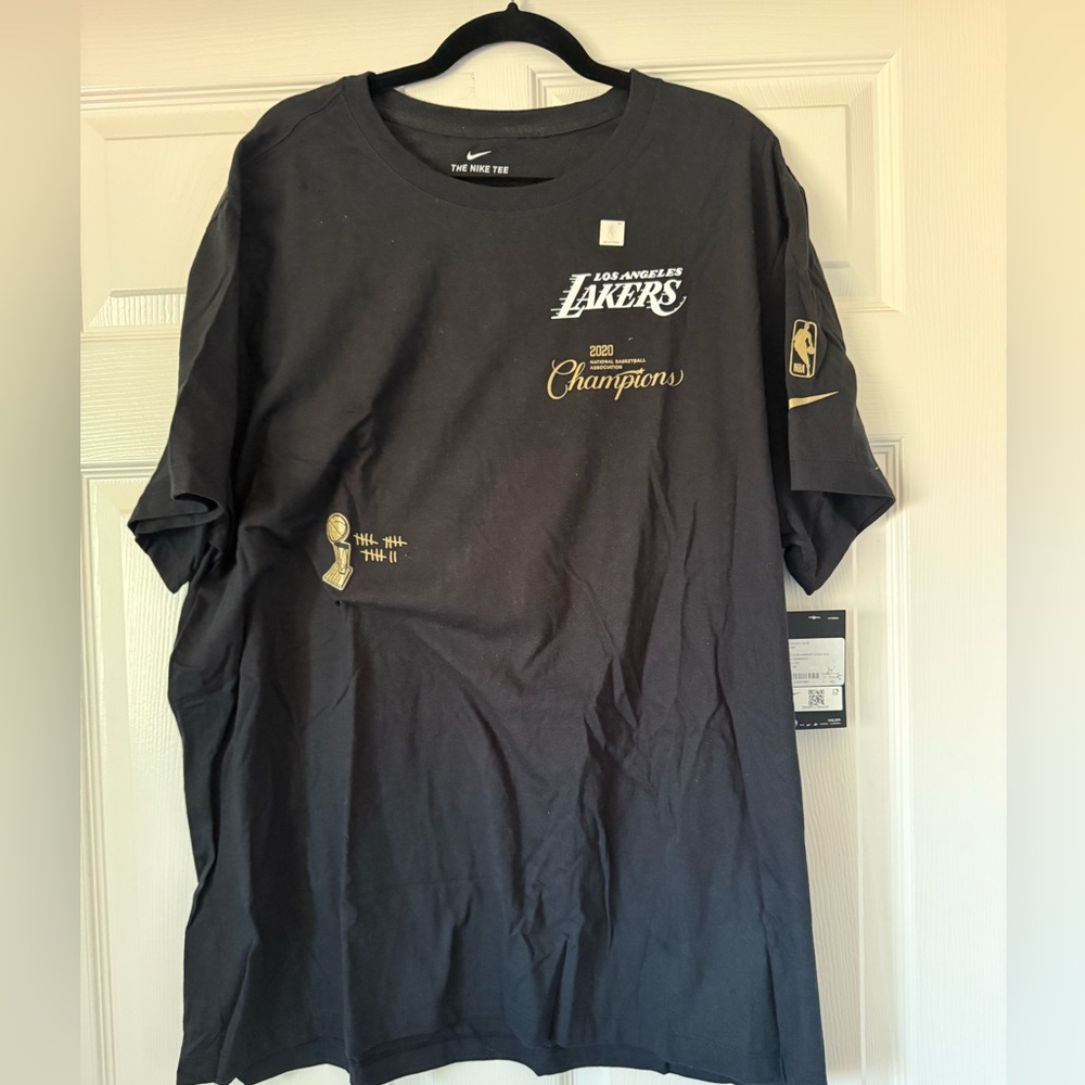 Nike Black Los Angeles Lakers Champions Tee